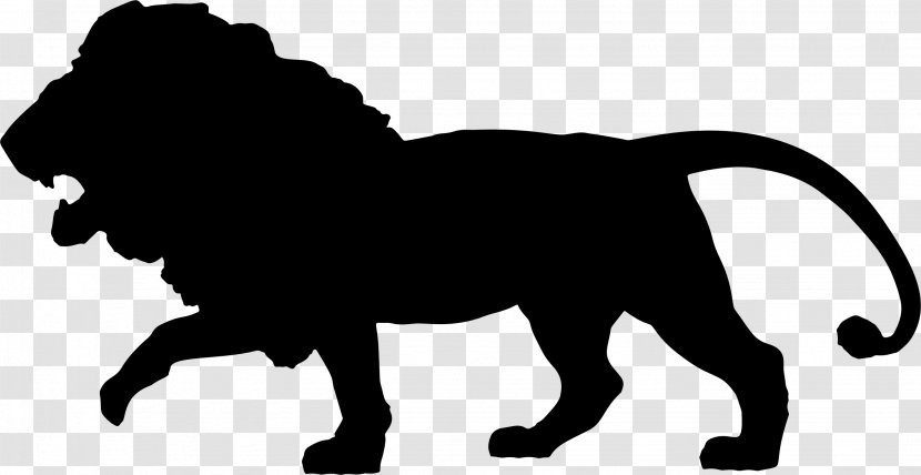 Silhouette African Wild Dog Lion Clip Art - Lionhead Rabbit - King Of Animals Transparent PNG