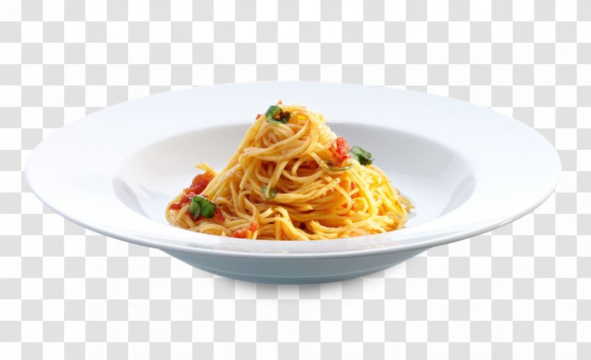 Spaghetti Alla Puttanesca Aglio E Olio Pasta Al Pomodoro Carbonara - Plate Transparent PNG