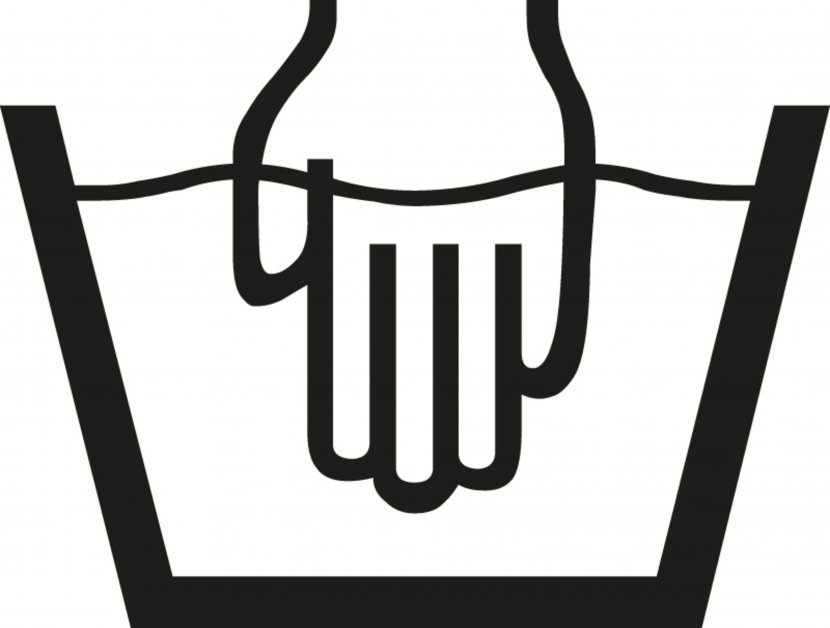 Laundry Symbol Washing Clothing Textile - Monochrome - Cleaning Transparent PNG