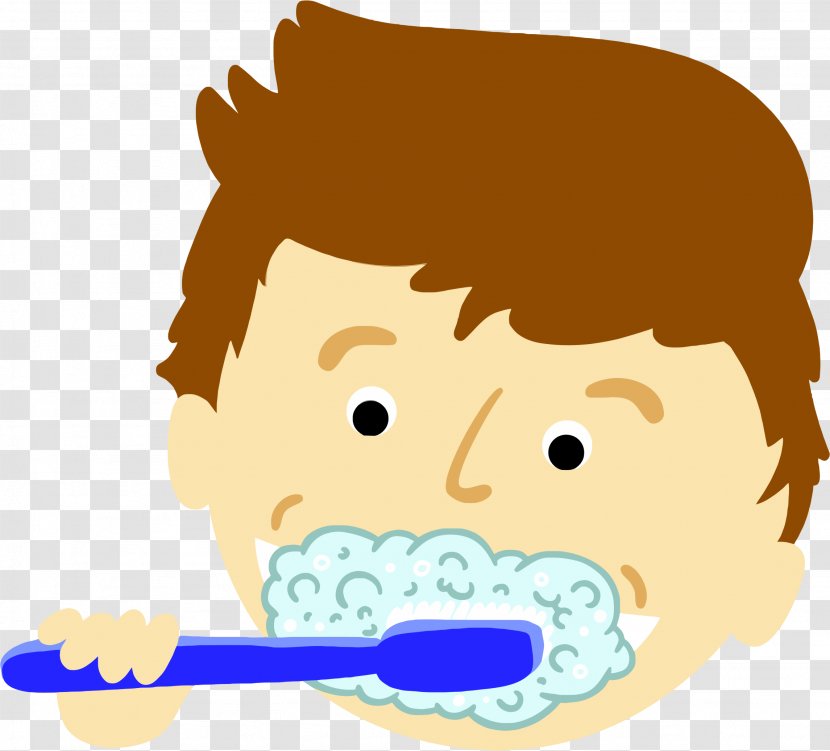 Tooth Brushing Toothbrush Clip Art - Toddler - Teeth Transparent PNG