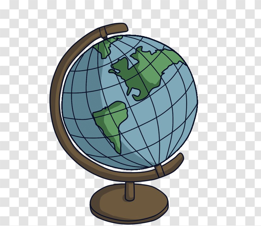 Download Icon - Cartoon - Globe Transparent PNG