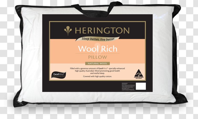 Herington Pillow Cushion Memory Foam Blanket - Bed Transparent PNG