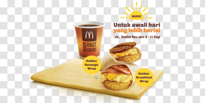 Full Breakfast Fast Food McDonald's Indonesian Cuisine - Golden Rice Bowl Menu Transparent PNG