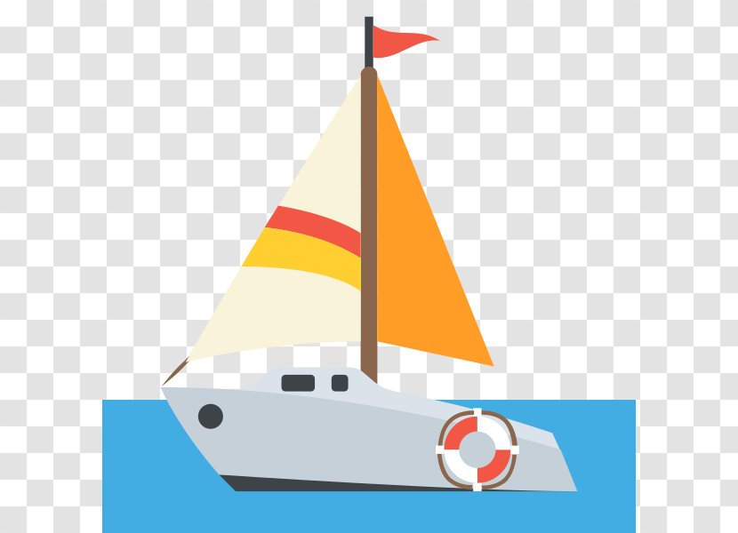 Sailboat Emoji SMS - Sail Transparent PNG