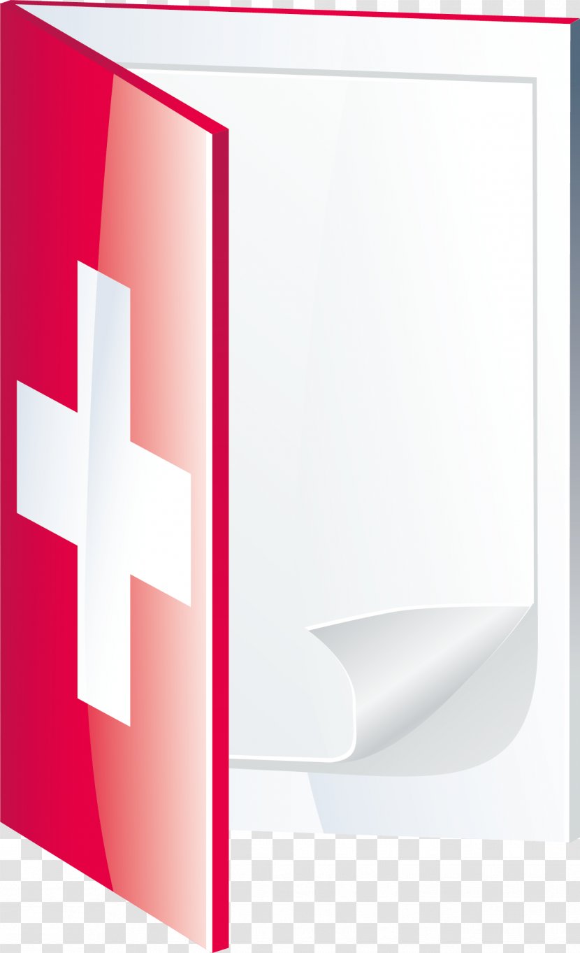 Book Medicine - Bladzijde - Red Medical Transparent PNG