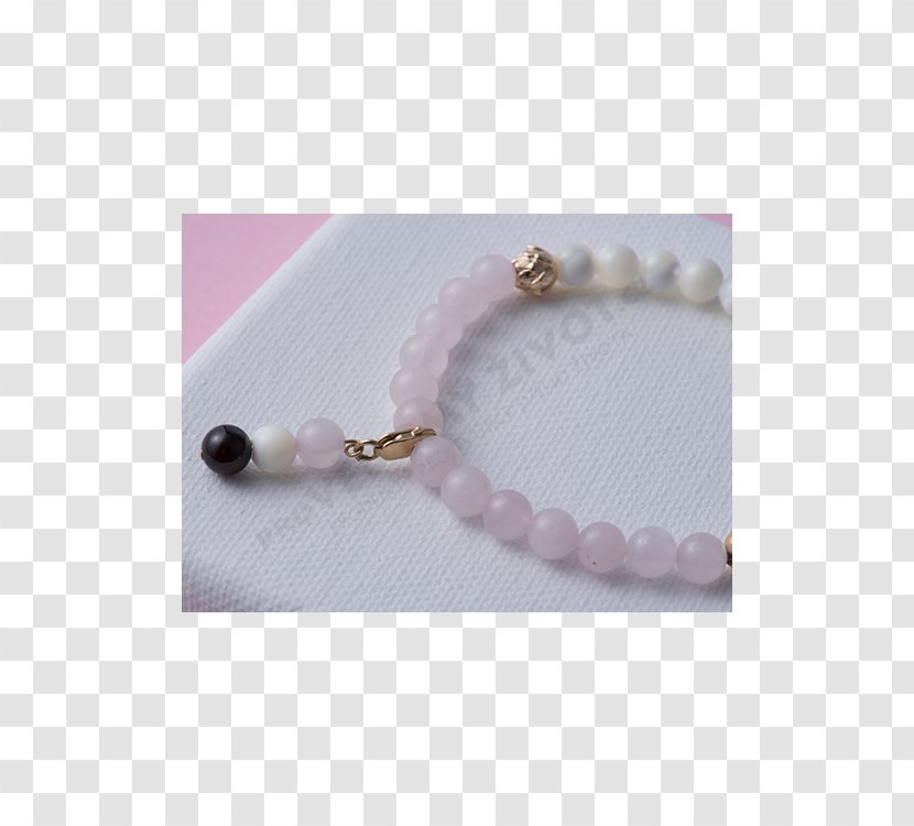 Bracelet Gemstone Rose Quartz Bead Polodrahokam - Jewelry Making Transparent PNG