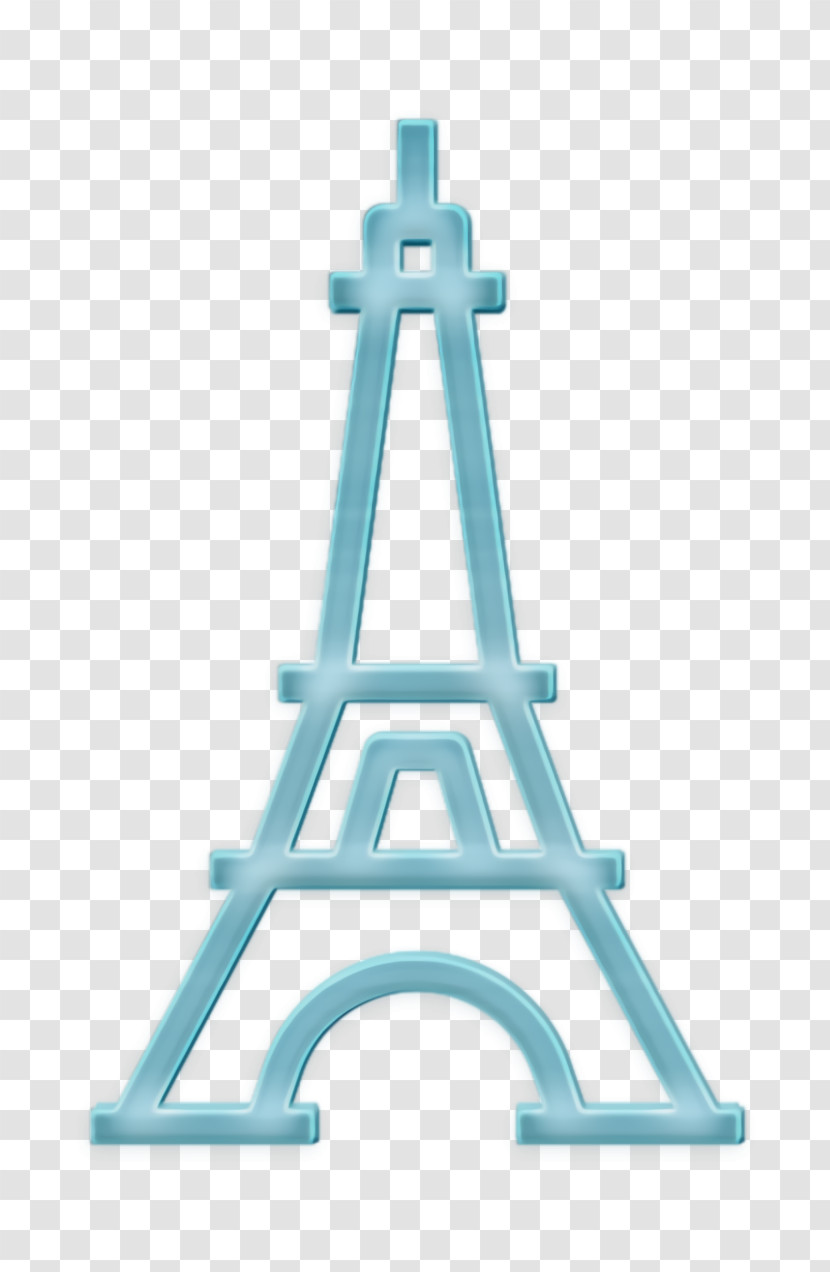 Landmarks Icon Eiffel Tower Icon Landmark Icon Transparent PNG
