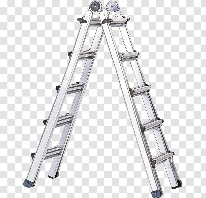 Ladder Tool Aluminium Metal Steel Transparent PNG