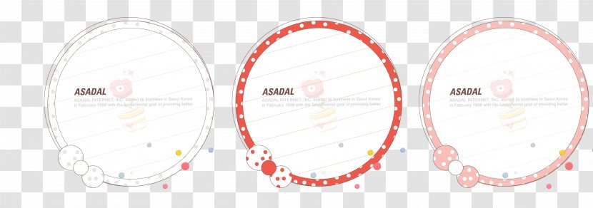 Light Brand Circle Font - Round Color Curve Square Box Title Transparent PNG