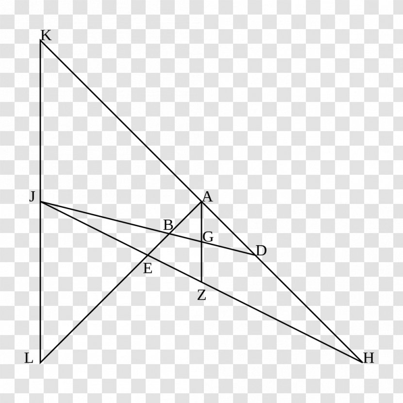 Triangle Point Symmetry - Diagram Transparent PNG