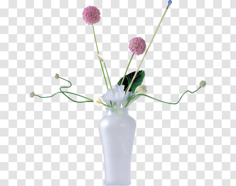 Cut Flowers Vase Flower Bouquet - Artificial Transparent PNG