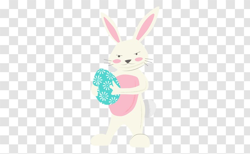 Easter Bunny Rabbit Egg - Rgb Color Model - A Little With Colored Eggs Transparent PNG