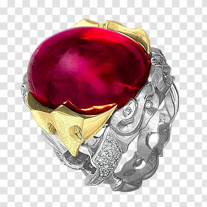 Ruby Earring Jewellery - Silver - Ring Transparent PNG