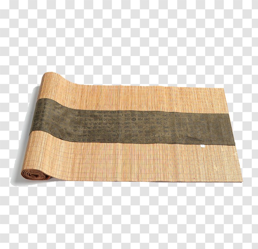 Bamboo Mat - Varnish - A Transparent PNG