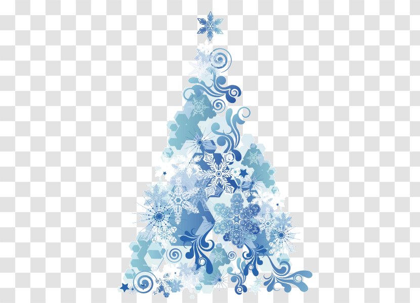 Christmas Tree,light Blue,Decorative Pattern,Holiday Elements - Blue - Card Transparent PNG