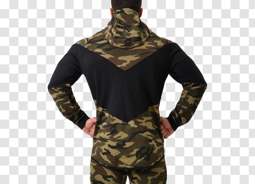 Hoodie Onesie Clothing T-shirt Sleeve - Military Camouflage - Traditional Custom Transparent PNG