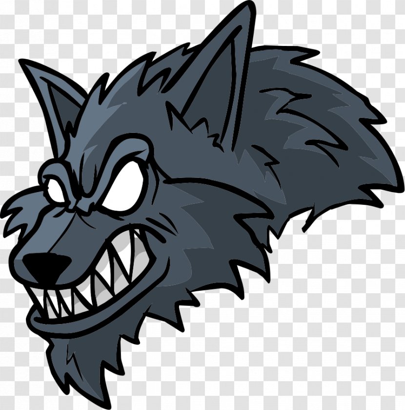 Town Of Salem Gray Wolf Werewolf YouTube - Head Transparent PNG