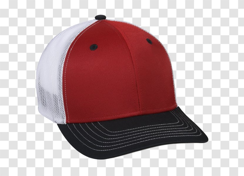 Baseball Cap Red Hat Visor - Fitted Mesh Hats Transparent PNG
