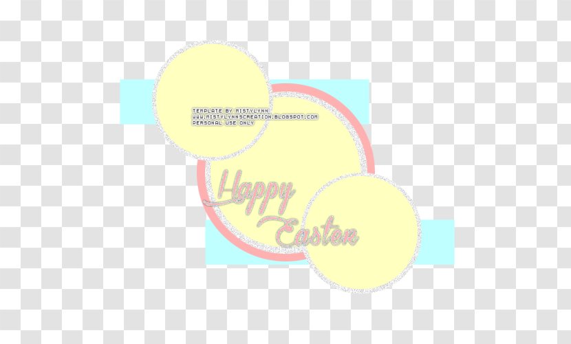 Line Circle Material Font - Text - Easter Template Transparent PNG