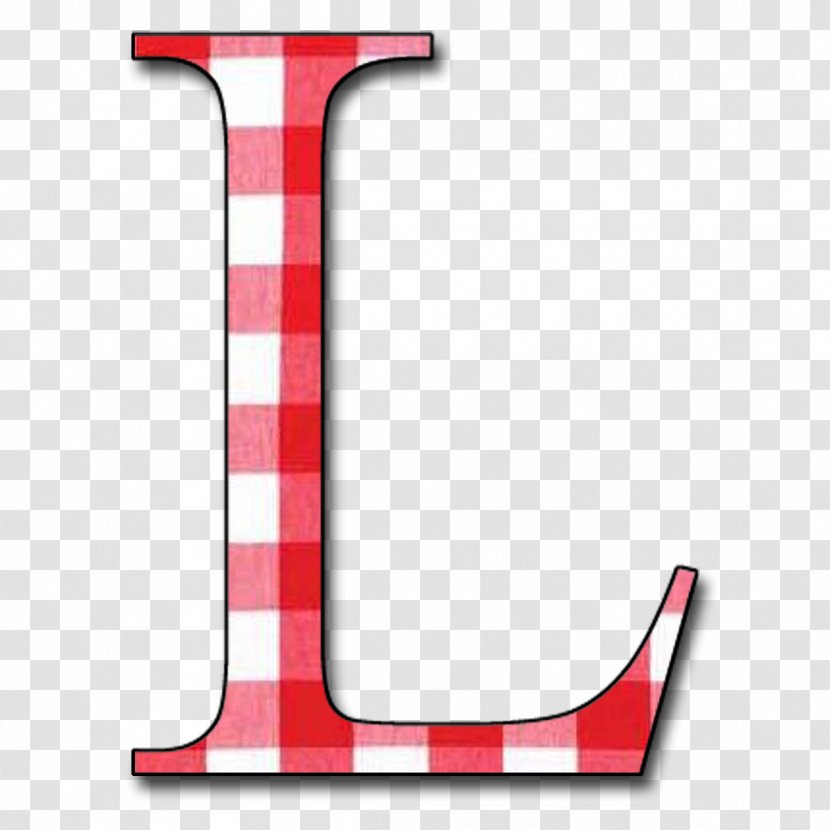 Letter Case Alphabet Initial - Red - L Transparent PNG