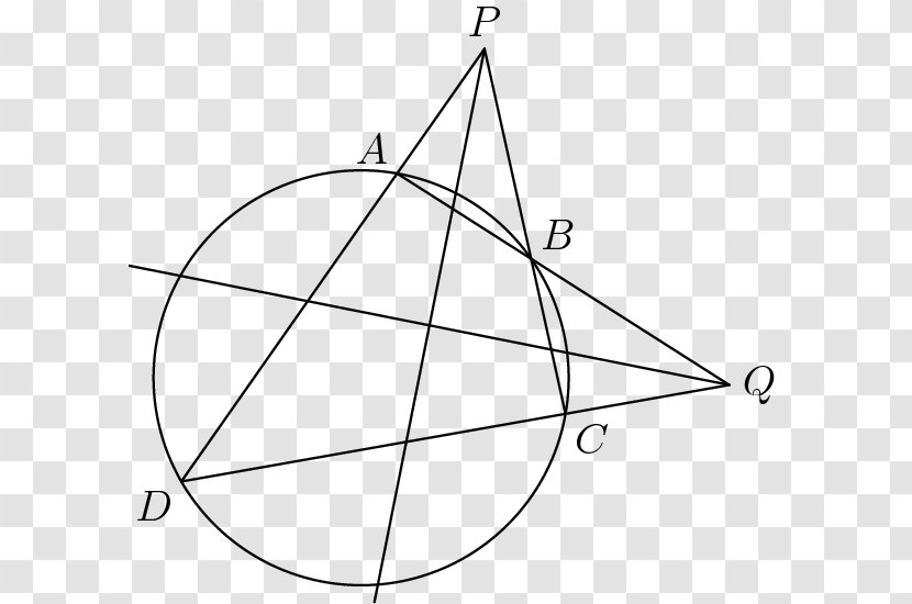 Triangle Euclid's Elements Point Cyclic Quadrilateral - Drawing Transparent PNG
