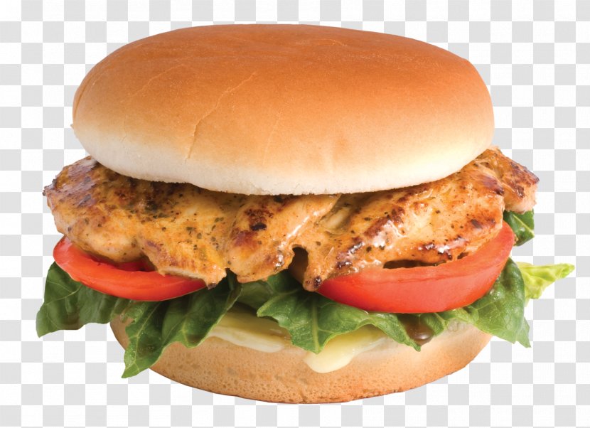 Hamburger Chicken Sandwich Tikka - Vegetarian Food - Burger And Transparent PNG