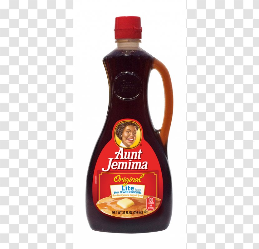 Pancake Waffle Aunt Jemima Maple Syrup - Buttermilk - Empty Bottle Transparent PNG