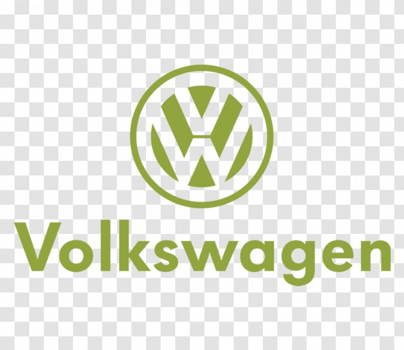 Volkswagen Logo Brand Trademark - Green - Text Transparent PNG