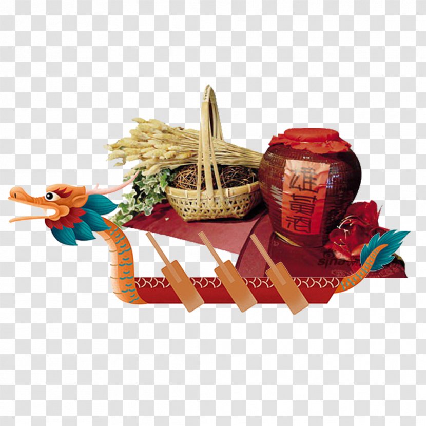 China Zongzi Public Holiday Dragon Boat Festival Realgar Wine - Food Transparent PNG