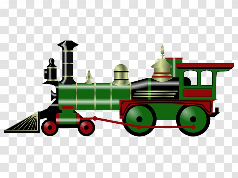 Rail Transport Train Clip Art - Locomotive Transparent PNG