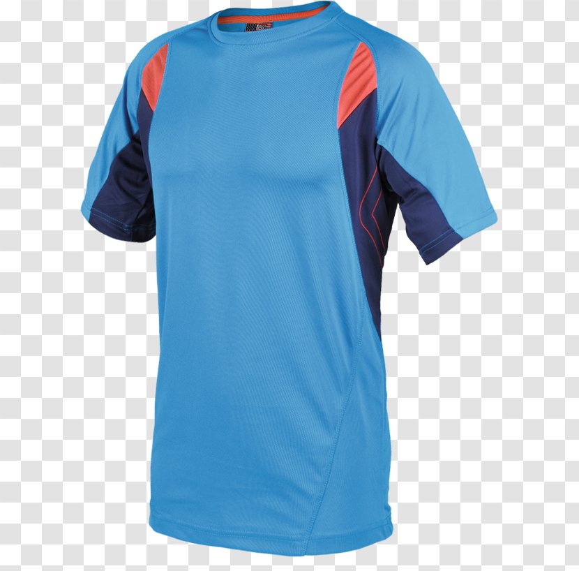 T-shirt Sleeve Clothing Top - Cobalt Blue Transparent PNG