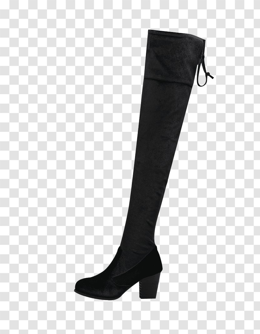 Riding Boot Thigh-high Boots Knee-high Fashion - Silhouette - Dress Transparent PNG