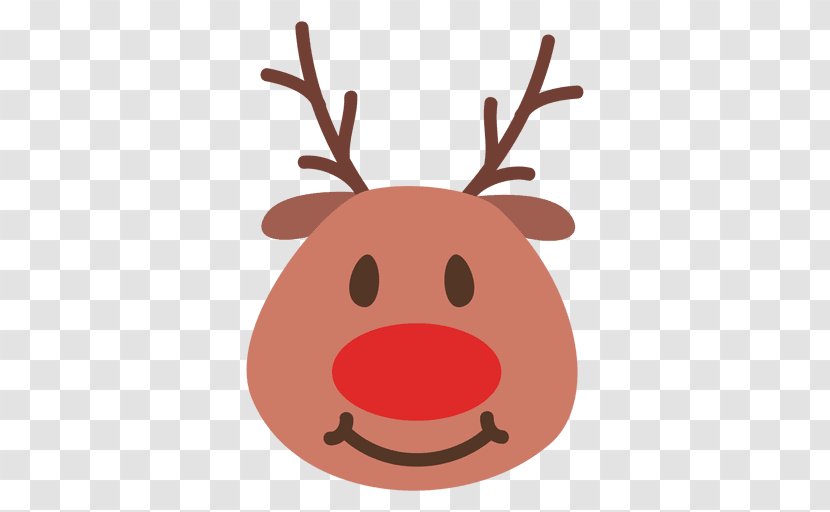 Reindeer - Smile - Antler Transparent PNG