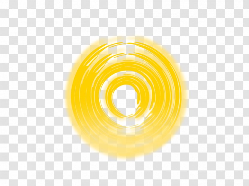 Yellow Circle Font - Halo Round Transparent PNG
