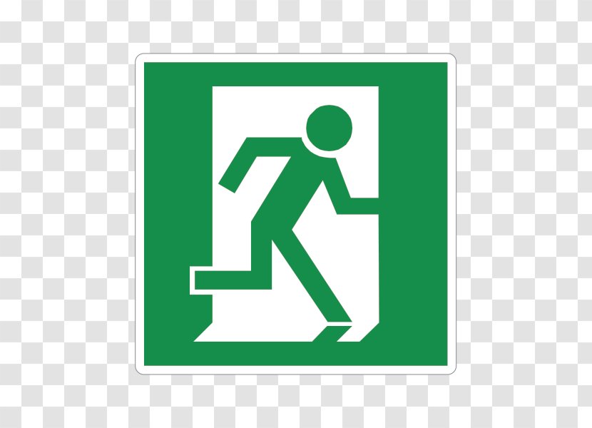Emergency Exit Sign Lighting - Logo - Slip Transparent PNG