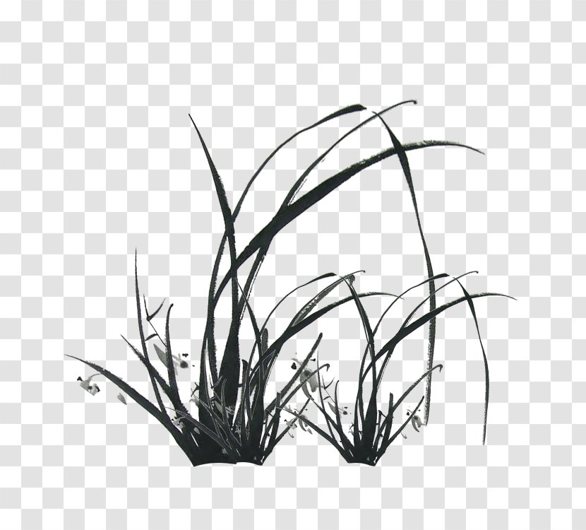 Ink Download Computer File - Black - Grass Transparent PNG