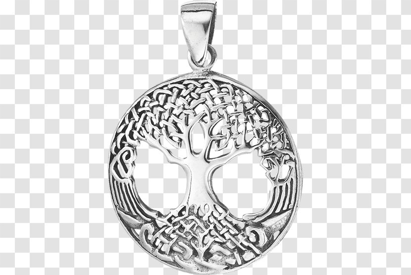 Locket Charms & Pendants Celtic Knot Tree Of Life Jewellery - Sterling Silver Transparent PNG
