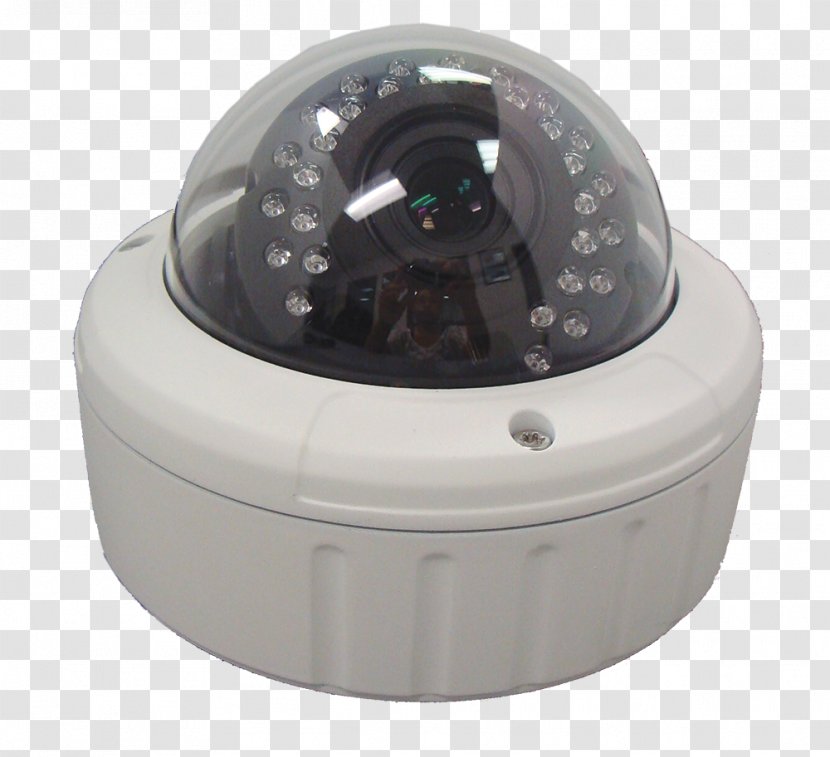 Closed-circuit Television IP Camera Pan–tilt–zoom Indoor Dome - Video Cameras Transparent PNG
