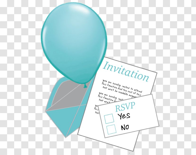 Wedding Invitation Balloon Convite RSVP - Diagram - Home Transparent PNG