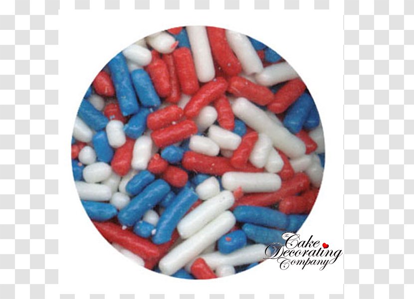 Tablet - Pill - Blue Sprinkles Transparent PNG