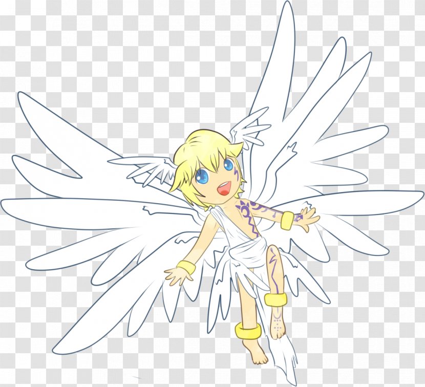 Line Art Fairy Insect - Silhouette Transparent PNG