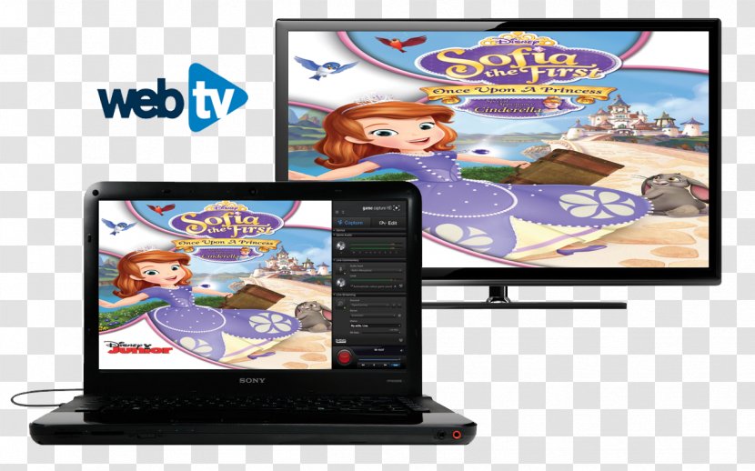 Television Display Advertising Flat Panel Handheld Devices Electronics - Device - Sofia The First Hd Transparent PNG