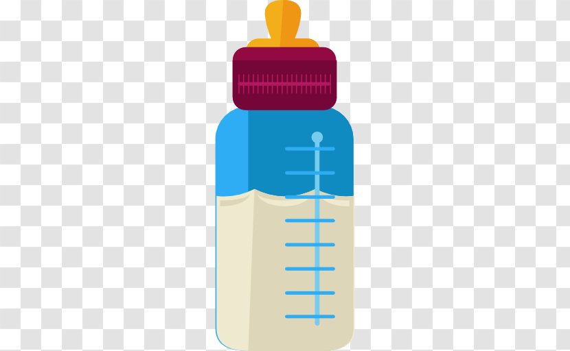Water Bottle Baby Infant - Heart - A Transparent PNG