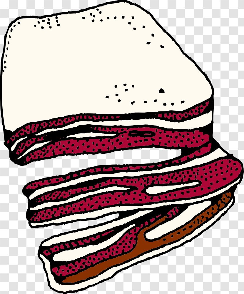 Bacon Sandwich Clip Art Vector Graphics Breakfast - Egg And Cheese - Parma Ham Transparent PNG
