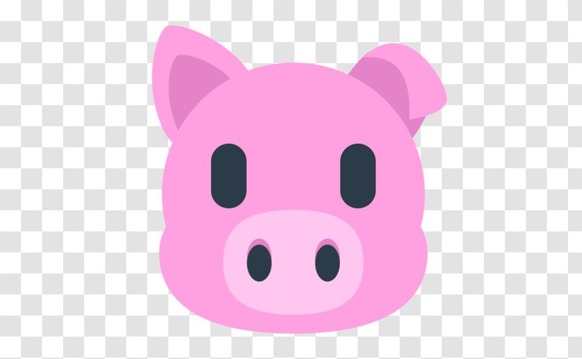 Domestic Pig Emoji Text Messaging Clip Art - Mammal - Oreo Transparent PNG
