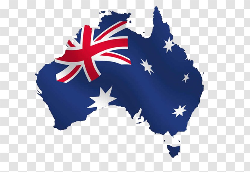 Flag Of Australia Map The United States - Australian Aboriginal Transparent PNG