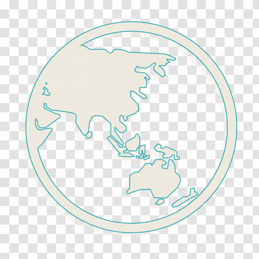 Earth Icons Icon Asia Icon Earth Symbol With Asia And Oceania Icon Transparent PNG