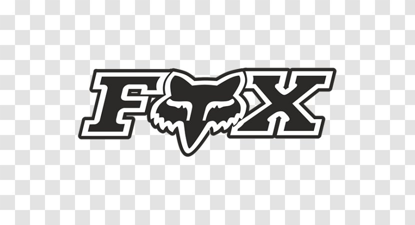 Fox Racing Logo Decal Clothing Motorcycle - Sticker Transparent PNG