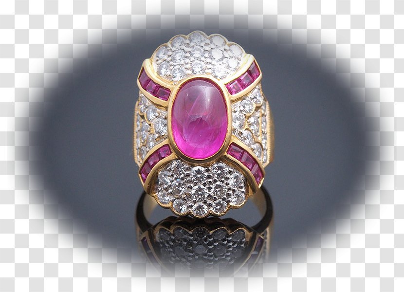 Jewellery Cabochon Clothing Accessories Ring Ruby - Cobochon Jewelry Transparent PNG