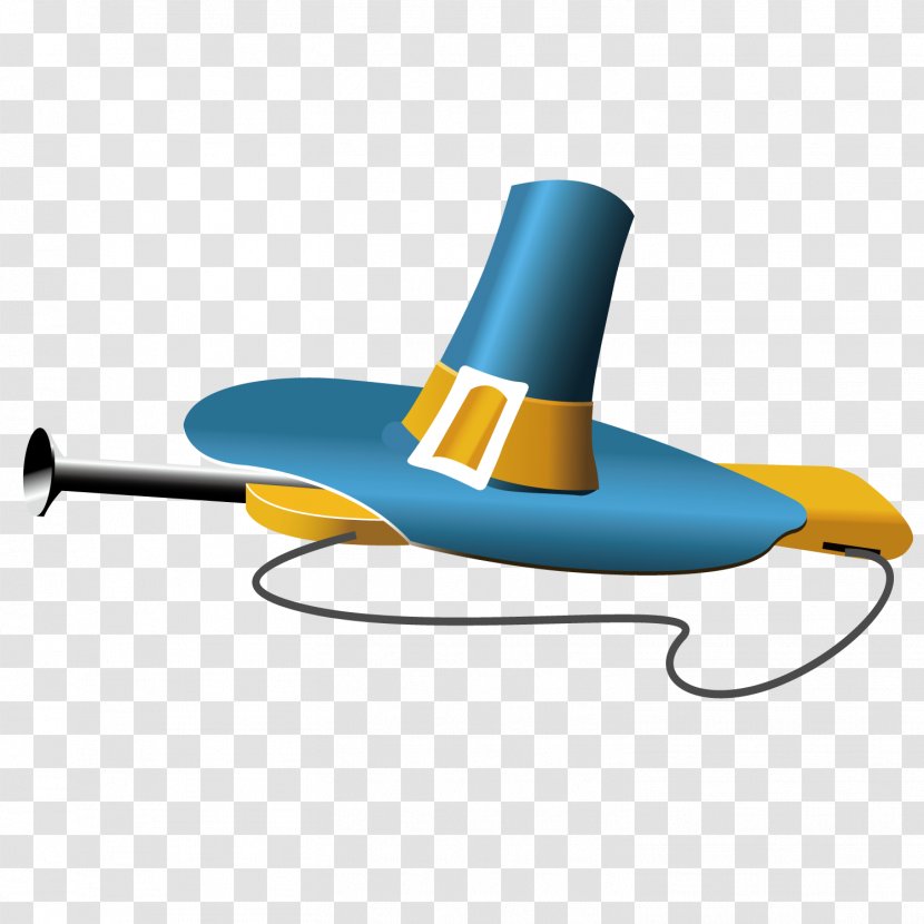 Thanksgiving Cornucopia Clip Art - Silhouette - Blue Hat Transparent PNG
